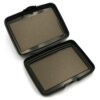 The Magnetic Pocket Case, opened up to show the two neodymium magnet surfaces, on a plain white background.