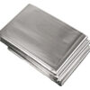 Emergency foil blanket shown folded up, on a plain white background.